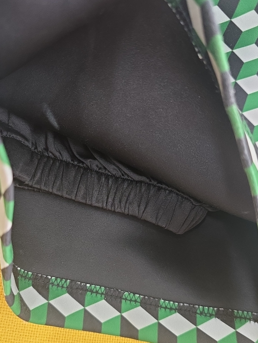 Cynthia Rowley Green Patterned Water-Repellent Bonded Jumpsuit - Picture 16 of 17